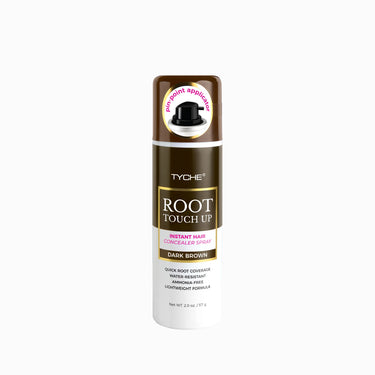 Tyche Root Touch Up Spray – Dark Brown – 2.0 oz - ANNS BEAUTY SUPPLY
